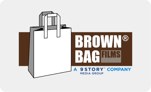 9 Story Media Group certification - brown bag films logo