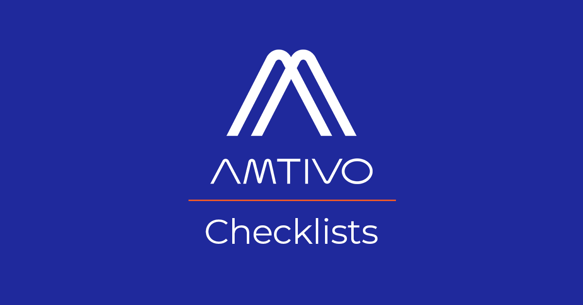 Amtivo checklists